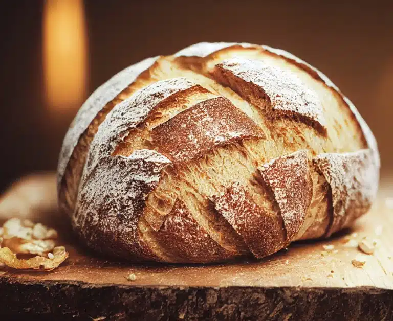 Domáci zemiakový chlieb z pece