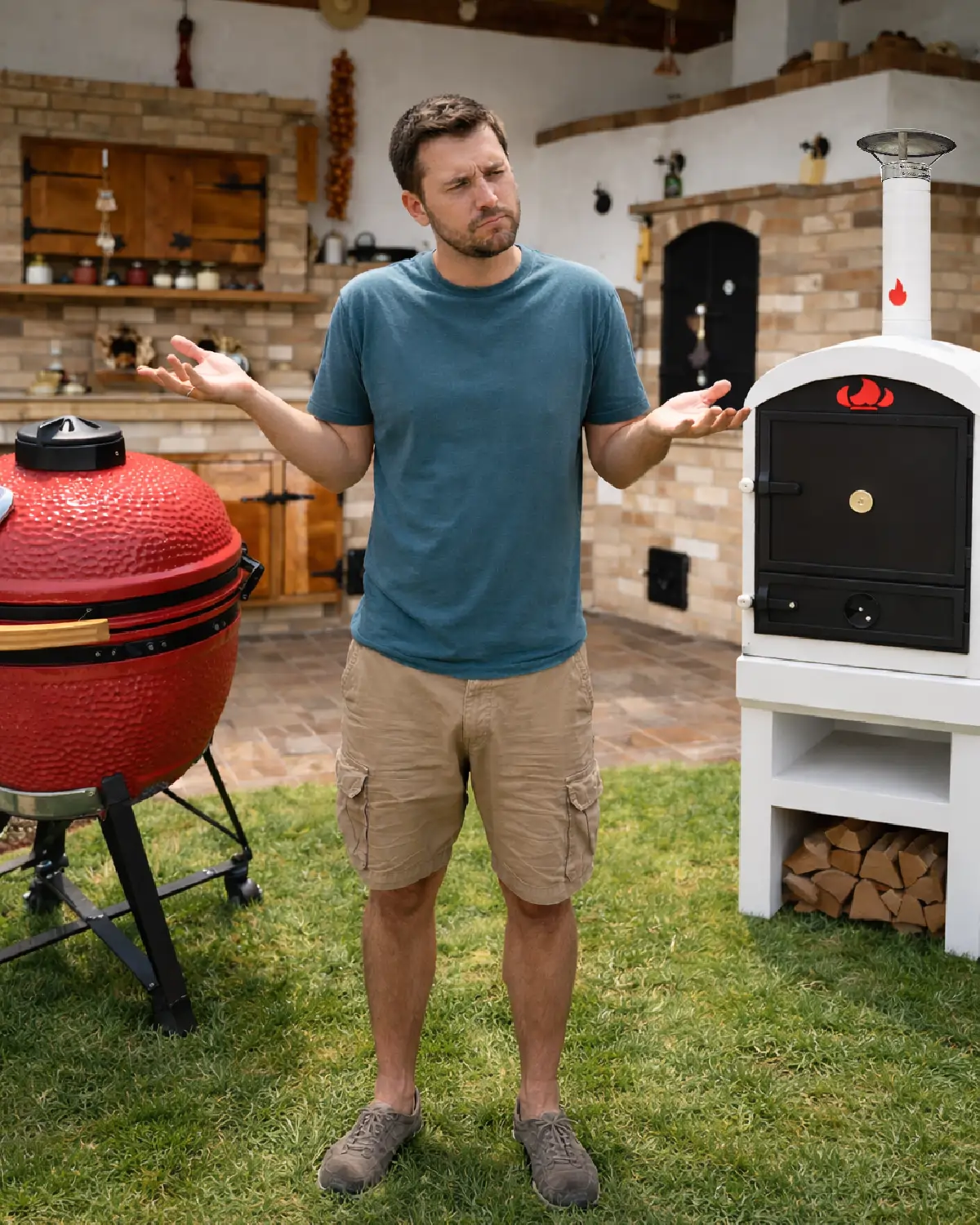 Comparison of kamado, masonry oven and mobile oven systems