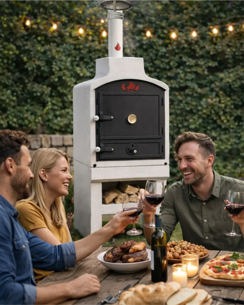 Placement and installation of a mobile wood-fired oven – Tynker